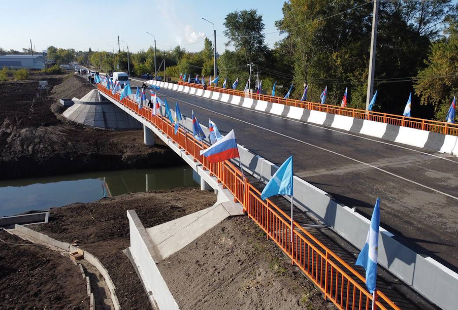 В Ульяновске открыли движение по мосту через реку Сельдь